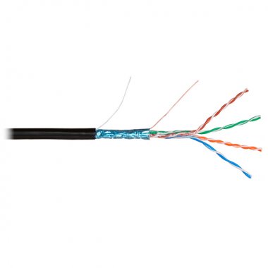 Фотография товара 'Nikomax Кабель U/UTP 4 пары, категория 5e, одножильный, внешний, 305м NKL 4700B-BK'
