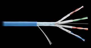 Фотография товара 'Nikomax Кабель F/FTP 4 пары, категория 6а, одножильный, внутренний, 500м NKL 4355C-IB'