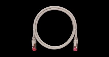 Фотография товара 'Nikomax Коммутационный шнур S/FTP 4 пары, категория 6a, многожильный, 0,3м NMC-PC4SA55B-003-GY'