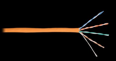 Фотография товара 'Nikomax Кабель U/UTP 4 пары, категория 5e, одножильный, внутренний, 100м NKL 2101C-OR'