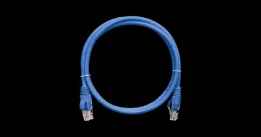 Фотография товара 'Nikomax Коммутационный шнур U/UTP 4 пары, категория 5е, многожильный, 0,3м NMC-PC4UD55B-003-C-BL'