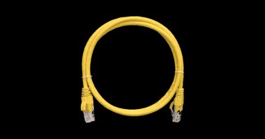 Фотография товара 'Nikomax Коммутационный шнур U/UTP 4 пары, категория 5е, многожильный, 0,5м NMC-PC4UD55B-005-C-YL'