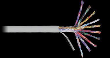 Фотография товара 'Nikomax Кабель U/UTP 50 пар, категория 5, одножильный, внутренний, 1м NKL 6115A-GY-M-A023'