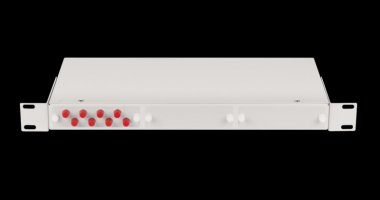 Фотография товара 'Nikomax Оптический кросс 19, 1U, укомплектованный на 8 портов FC/UPC NMF-RP08FCUS2-WS-1U-GY'