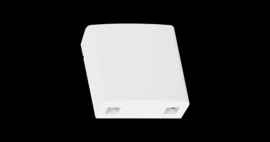 Фотография товара 'Nikomax Корпус волоконно-оптической настенной розетки, до 2 портов SC или LC NMF-WO2-BLANK-CS-WT'