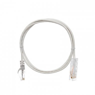 Фотография товара 'Nikomax Коммутационный шнур S/FTP 4 пары, категория 6A, 1м NMC-PC4SA55B-010-C-GY'
