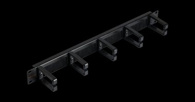 Фотография товара 'Nikomax Кабельный органайзер 19, 1U, глубина колец 53 мм NMC-OP530HB-1U-BK-2'