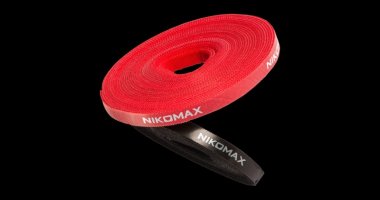 Фотография товара 'Nikomax Стяжка-липучка нарезаемая, в рулоне 5 м, ширина 25 мм NMC-CTV05M-25-RL-RD'