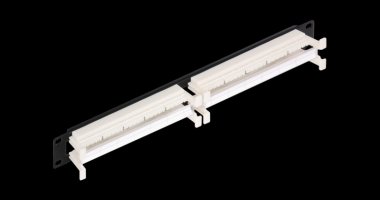 Фотография товара 'Nikomax Коммутационная панель 110 типа, 19, 1U, 100 пар NMC-RB110-100'