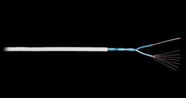 Фотография товара 'Nikomax Кабель U/UTP 1 пара, категория 3, многожильный, внутренний, 305м NKL 1010C-GY'