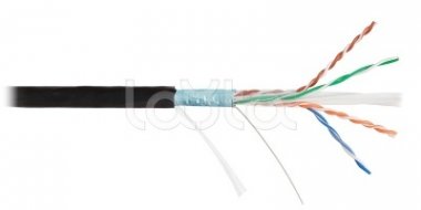 Фотография товара 'Nikomax Кабель U/UTP 4 пары, категория 6, внешний, одножильный, 305м NKL 4640B-BK'