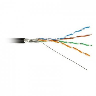 Фотография товара 'Nikomax Кабель U/UTP 4 пары, категория 5е, внешний, одножильный, 305м NKL 4600B-BK'