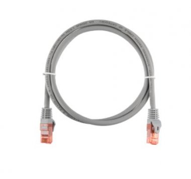 Фотография товара 'Nikomax Коммутационный шнур U/UTP 4 пары, Кат.6a (Класс Ea), 500МГц, 2хRJ45/8P8C, T568B, заливной, NMC-PC4UA55B-ES-005-C-GY'