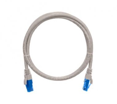 Фотография товара 'Nikomax Коммутационный шнур NIKOMAX U/UTP 4 пары, Кат.6 (Класс E), 250МГц, 2хRJ45/8P8C, T568B, заливной, NMC-PC4UE55B-001-C-GY'