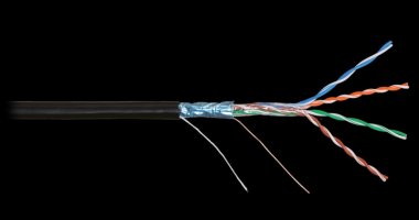 Фотография товара 'Nikomax Кабель F/UTP 4 пары, Кат.5e (Класс D), тест по ISO/IEC, 100МГц, одножильный, BC (чистая медь), 24AWG (0,49мм), внешний,NKL 2700B-BK'