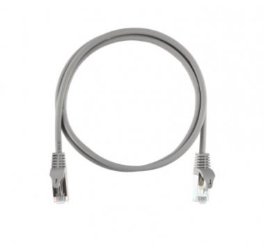 Фотография товара 'Nikomax Коммутационный шнур F/UTP 4 пары, Кат.5е (Класс D), 100МГц, 2хRJ45/8P8C, T568B, заливной, NMC-PC4SD55B-ES-030-C-GY'