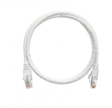 Фотография товара 'Nikomax Коммутационный шнур U/UTP 4 пары, Кат.5е (Класс D), 100МГц, 2хRJ45/8P8C, T568B, заливной, NMC-PC4UD55B-001-C-WT'