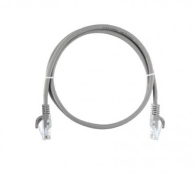 Фотография товара 'Nikomax Коммутационный шнур U/UTP 4 пары, Кат.5е (Класс D), 100МГц, 2хRJ45/8P8C, T568B, заливной, NMC-PC4UD55B-ES-010-C-GY'