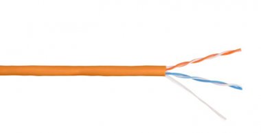 Фотография товара 'Nikomax Кабель U/UTP 2 пары, Кат.5 (Класс D), 100МГц, одножильный, BC (чистая медь), 24AWG (0,49мм), внутренний, LSZH нг(А)-HFLTx, NKL 2110C-OR'