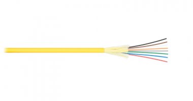 Фотография товара 'Nikomax Кабель волоконно-оптический, 12 волокон, одномодовый 9/125мкм, стандарта OS2, внутренний, NKL-F-012S2I-00C-YL-F001'