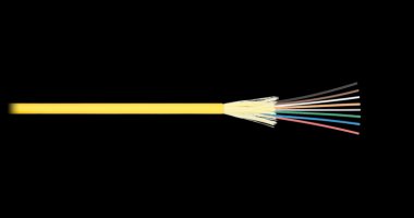 Фотография товара 'Nikomax Кабель волоконно-оптический, 4 волокна, одномодовый 9/125мкм, стандарта OS2, внутренний, NKL-F-004S2I-00C-YL'