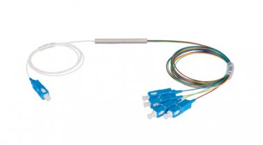 Фотография товара 'Nikomax Сплиттер планарный 1x4, одномодовый 9/125мкм, стандарта G657.A1, SC/UPC, миникорпус, NMF-SPP1X4A1-SCU-M'