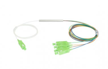 Фотография товара 'Nikomax Сплиттер планарный 1x4, одномодовый 9/125мкм, стандарта G657.A1, SC/APC, миникорпус, NMF-SPP1X4A1-SCA-M'