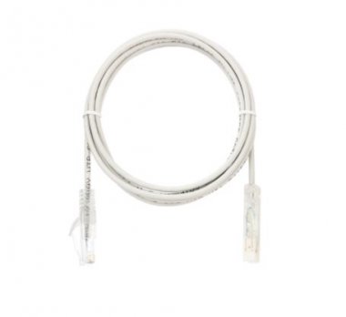 Фотография товара 'Nikomax Коммутационный шнур U/UTP 1 пара, Кат.5 (Класс D), 100МГц, 110-RJ45/8P8C, USOC, колпачок с защитой защелки, многожильный, NMC-PC1UD05T-030-C-GY'