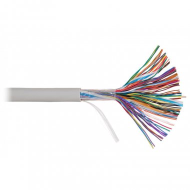 Фотография товара 'Nikomax Кабель U/UTP 50 пар, категория 5, внутренний, одножильный, 1м NKL 6115A-GY-M-A020'