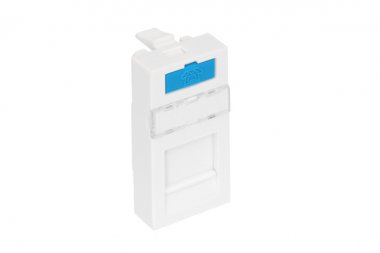 Фотография товара 'Nikomax Вставка типа Mosaic 22,5x45 мм, 1 порт, под модули-вставки типа Keystone, со шторкой NMC-PM1P-PH-WT'