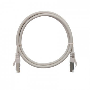 Фотография товара 'Nikomax Коммутационный шнур F/UTP 4 пары, категория 5е, 1м NMC-PC4SD55B-010-GY'
