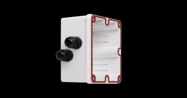 Фотография товара 'Nikomax Корпус настенной розетки, 2 порта, под модули-вставки Keystone, со шторками NMC-MB2P-IS-MT'