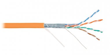 Фотография товара 'Nikomax Кабель U/UTP 4 пары, категория 5e, одножильный, внутренний, 305м NKL 4200C-OR'