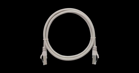 Фотография товара 'Nikomax Коммутационный шнур S/FTP 4 пары, категория 6, многожильный, 0,3м NMC-PC4SE55B-003-C-GY'