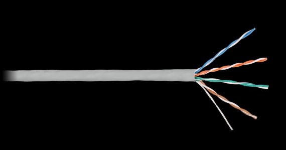 Фотография товара 'Nikomax Кабель U/UTP 4 пары, категория 5е, одножильный, внутренний, 305м NKL 4100C-GY'