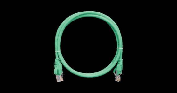 Фотография товара 'Nikomax Коммутационный шнур U/UTP 4 пары, категория 5е, многожильный, 1м NMC-PC4UD55B-010-C-GN'