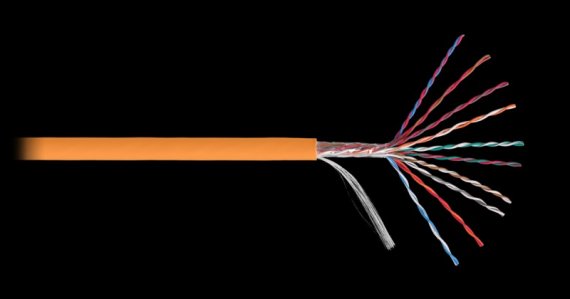 Фотография товара 'Nikomax Кабель U/UTP 10 пар, категория 5, одножильный, внутренний/внешний, 500м NKL 8115C-OR'