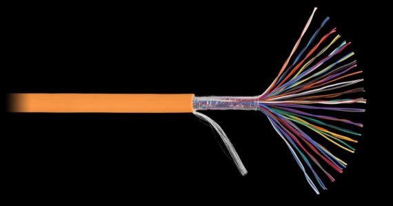 Фотография товара 'Nikomax Кабель U/UTP 25 пар, категория 5, одножильный, внутренний/внешний, 500м NKL 5115C-OR'