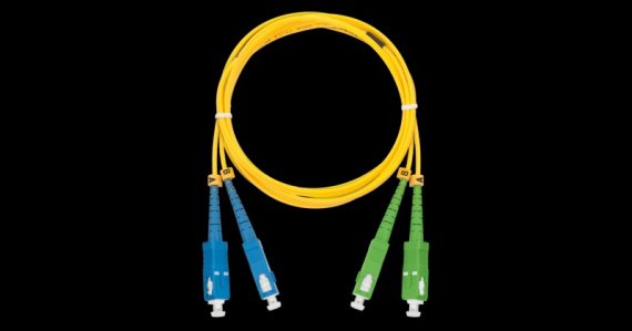 Фотография товара 'Nikomax Шнур волоконно-оптический, соединительный, одномодовый 9/125мкм, стандарта OS2 NMF-PC1S2C2-FCU-FCU-001'