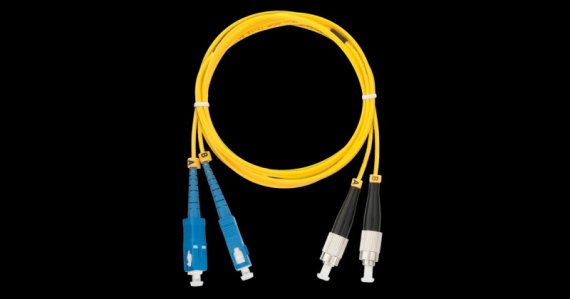 Фотография товара 'Nikomax Шнур волоконно-оптический, переходной, одномодовый 9/125мкм, стандарта OS2 NMF-PC2S2C2-SCU-FCU-001'