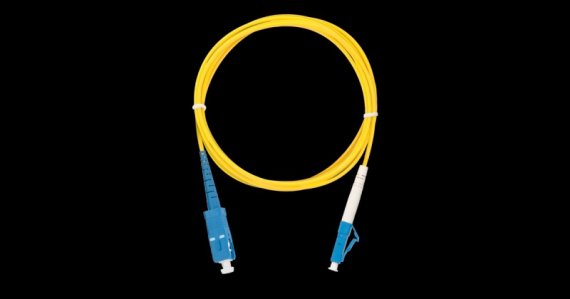 Фотография товара 'Nikomax Шнур волоконно-оптический, переходной, одномодовый 9/125мкм, стандарта OS2 NMF-PC1S2C2-SCU-LCU-010'