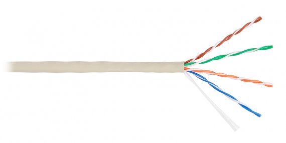 Фотография товара 'Nikomax Кабель U/UTP 4 пары, категория 5e, внутренний, одножильный, 305м NKL 9100A-IY'