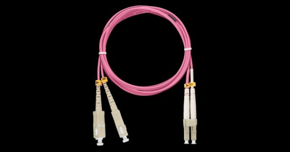 Фотография товара 'Nikomax Шнур волоконно-оптический, переходной, многомодовый 50/125мкм, стандарта ОM4 NMF-PC2M4C2-SCU-LCU-005'