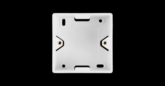 Фотография товара 'Nikomax Коробка настенная, под лицевые панели и розетки формата 80х80 мм NMC-BB80X80-WT'