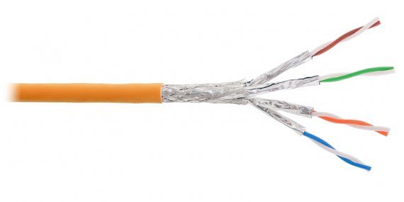 Фотография товара 'Nikomax Кабель S/FTP 4 пары, внутренний, одножильный, 305м NKL 9350C-OR'