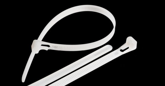 Фотография товара 'Nikomax Стяжка нейлоновая открывающаяся, 250х7,5 мм NMC-CTN250-75-RL-WT-100'