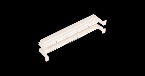 Фотография товара 'Nikomax Настенный блок 110 типа, 50 пар, без ног NMC-CB110-50NL'