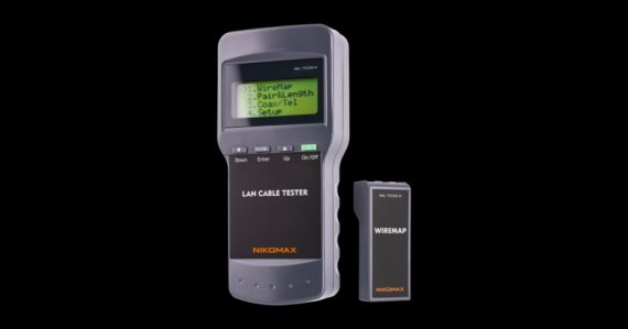 Фотография товара 'Nikomax Кабельный тестер с LCD дисплеем, UTP/STP, RJ45, с функцией измерения длины NMC-TED300'