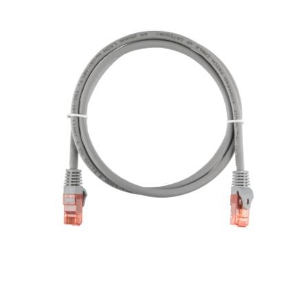 Фотография товара 'Nikomax Коммутационный шнур U/UTP 4 пары, Кат.6a (Класс Ea), 500МГц, 2хRJ45/8P8C, T568B, заливной, NMC-PC4UA55B-ES-020-C-GY'