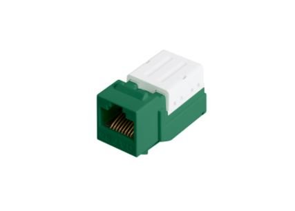 Фотография товара 'Nikomax Модуль-вставка типа Keystone, Кат.5е (Класс D), 100МГц, RJ45/8P8C, FT-TOOL/110/KRONE, T568A/B, неэкранированный, NMC-KJUD2-FT-GN'